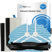 Set di ricambi per Rowenta X-Plorer S75 (1x spazzola principale, 2x filtro, 2x spazzola laterale, 2x panno mop)