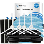 Set di ricambi per Rowenta X-Plorer S75 (2x spazzola principale, 4x filtro, 4x spazzola laterale, 4x panno mop)