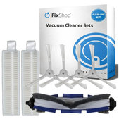 Set di ricambi per Rowenta Explorer s60 (1x spazzola principale, 2x filtro, 4x spazzola laterale)