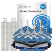 Set di ricambi per Rowenta Explorer s60 (1x spazzola principale, 2x filtro, 4x spazzola laterale, 2x panno mop)
