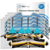 Set di ricambi per Sencor SRV9250, 9200, 8250, 6250, 4200 (2x spazzola principale, 4x filtro, 4x spazzola laterale, 4x panno mop)
