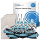 Set di ricambi per Tesla IQ400, IQ400 Plus, Sencor 6485BK (2x spazzola principale, 4x filtro, 8x spazzola laterale)