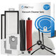 Set di ricambi per Xiaomi Roborock Q5 Pro, Q8 Max+ (1x spazzola principale, 2x filtro, 2x spazzola laterale - Black, 2x panno mop, 2x sacchetto polvere)
