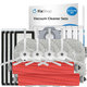 Set di ricambi per Roborock Qrevo MaxV, Pro, S (2x spazzola principale, 4x filtro, 4x spazzola laterale, 8x panno mop, 4x sacchetto polvere)