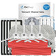 Set di ricambi per Roborock Qrevo MaxV, Pro, S (2x spazzola principale, 4x filtro, 4x spazzola laterale, 8x panno mop, 4x sacchetto polvere)