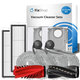 Set di ricambi per Xiaomi Roborock Qrevo, Qrevo Curv, Qrevo Edge, Qrevo 5AE (1x spazzola principale, 2x filtro, 2x spazzola laterale, 4x panno mop, 2x sacchetto polvere)