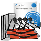 Set di ricambi per Xiaomi Robot Vacuum 5, 5 Pro (2x spazzola principale, 4x filtro, 4x spazzola laterale)