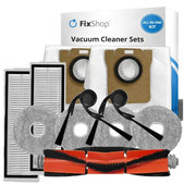 Set di ricambi per Xiaomi Robot Vacuum 5, 5 Pro (1x spazzola principale, 2x filtro, 2x spazzola laterale, 4x panno mop, 2x sacchetto polvere)