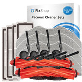 Set di ricambi per Xiaomi Robot Vacuum S40 (2x spazzola principale, 4x filtro, 4x spazzola laterale, 4x panno mop)