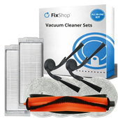 Set di ricambi per Xiaomi Robot Vacuum S40 Pro (1x spazzola principale, 2x filtro, 2x spazzola laterale, 4x panno mop)