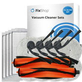 Set di ricambi per Xiaomi Robot Vacuum S40 Pro (2x spazzola principale, 4x filtro, 4x spazzola laterale, 8x panno mop)