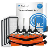Set di ricambi per Xiaomi Robot Vacuum X20 Max, X20 Pro (2x spazzola principale, 4x filtro, 4x spazzola laterale)