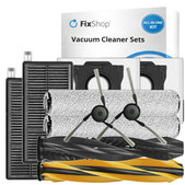 Set di ricambi per Dreame Aqua 10, 10 Ultra (1 paio di spazzole principali, 2x filtro, 2x spazzola laterale, 2x panno mop, 2x sacchetto polvere)