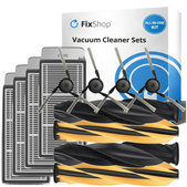 Set di ricambi per Dreame X50 Ultra, L50 Ultra, L40s Ultra, L40s Pro Ultra, X50 Master, Mova V50 (2 paia di spazzole principali, 4x filtro, 4x spazzola laterale)