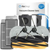Set di ricambi per Dreame X50 Ultra, L50 Ultra, L40s Ultra, L40s Pro Ultra, X50 Master, Mova V50 (1 paio di spazzole principali, 2x filtro, 2x spazzola laterale, 4x panno mop, 2x sacchetto polvere)