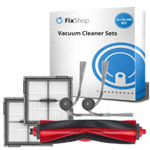 Set di ricambi per Xiaomi Roborock Q10 VF, Q10 VF+, S8 Pro, S8 Pro Plus (1x spazzola principale, 2x filtro, 2x spazzola laterale)