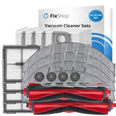 Set di ricambi per Xiaomi Roborock Q10 VF, Q10 VF+, S8 Pro, S8 Pro Plus (2x spazzola principale, 4x filtro, 4x spazzola laterale, 4x panno mop, 4x sacchetto polvere)
