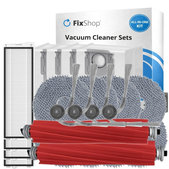 Set di ricambi per Roborock QV 35A, QR 798, QV35S (2x spazzola principale, 4x filtro, 4x spazzola laterale, 8x panno mop, 4x sacchetto polvere)