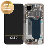 Schermo per Xiaomi 15T Pro 5G, Mocha Gold, Vetro touch con cornice, 5600060O12U00, Genuine Service Pack