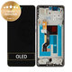 Schermo per Motorola Moto G86 5G, Vetro touch con cornice, Cosmic Sky, 5D68C30475, Genuine Service Pack