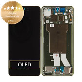 Schermo per Motorola Edge 70, Vetro touch con cornice, Bronze Green, 5D68C31543, Genuine Service Pack