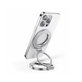Anello magnetico pieghevole per telefono, argento