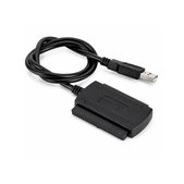 Adattatore USB 2.0 a IDE / SATA per HDD/SSD da 2,5" e 3,5", con alimentatore EU