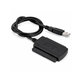 Adattatore USB 2.0 a IDE / SATA per HDD/SSD da 2,5" e 3,5", con alimentatore EU