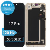 Schermo Soft OLED 120Hz per iPhone 17 Pro, Vetro touch con cornice, DIAGNOSTIC