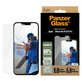 Vetro temperato con applicatore per iPhone 17e/16e/14/13/13 Pro, Trasparente, PanzerGlass