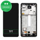 Schermo per Samsung A52 5G A526B, A52s 5G A528B, Awesome Black, Vetro touch con cornice