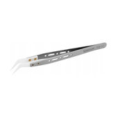 Pinzetta ceramica di precisione resistente al calore con punta curva, Mechanic SM-17