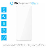 Vetro temperato per Xiaomi Redmi Note 15 5G, Poco M8 5G, FixPremium