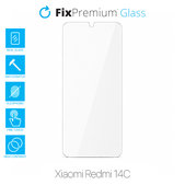 Vetro temperato per Xiaomi Redmi 14C, FixPremium