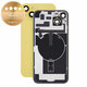 Vetro scocca posteriore per iPhone 14 Plus, Yellow, Pulled A