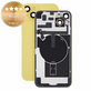 Vetro scocca posteriore per iPhone 14 Plus, Yellow, Pulled A