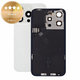 Vetro scocca posteriore per iPhone 15 Pro, White Titanium, Pulled A