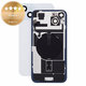 Vetro scocca posteriore per iPhone 15 Plus, Black, Pulled A