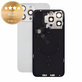 Vetro scocca posteriore per iPhone 15 Pro Max, White Titanium, Pulled A