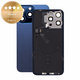 Vetro scocca posteriore per iPhone 15 Pro Max, Blue Titanium, Pulled A