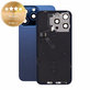 Vetro scocca posteriore per iPhone 15 Pro Max, Blue Titanium, Pulled A