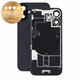Vetro scocca posteriore per iPhone 16, Black, Pulled A