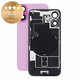 Vetro scocca posteriore per iPhone 16, Pink, Pulled A