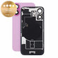 Vetro scocca posteriore per iPhone 16, Pink, Pulled A