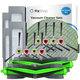 Set di ricambio per iRobot Roomba Combo 1138, Ecovacs Deebot Ozmo 930 (2x Spazzole principali, 4x Filtri, 4 coppie di spazzole laterali, 4x Panni per mocio)