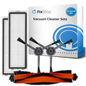 Set di ricambio per Xiaomi Dreame Bot L10 Pro, D9, D9 Pro, D9 Max, Trouver LDS (1x Spazzola principale, 2x Filtri, 2x Spazzole laterali)