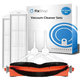 Set di ricambio per Xiaomi Robot Vacuum S10, S10 EU, S12 (1x Spazzola principale, 2x Filtri, 2x Spazzole laterali)