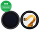 Schermo LCD + vetro touch + telaio (Blue) per Garmin Forerunner 945