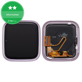 Schermo LCD + vetro touch + telaio (Orchid) per Garmin Venu SQ