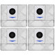 Sacchetto per aspirapolvere, 4 pz., Antibatterico e rimozione degli odori per Ecovacs Deebot T-series, X-series